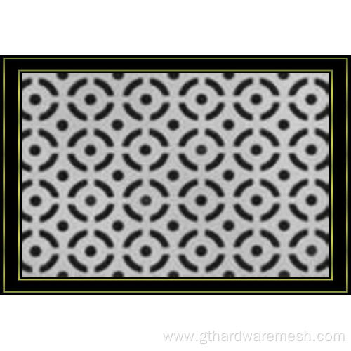 Soundproof perforated wire mesh